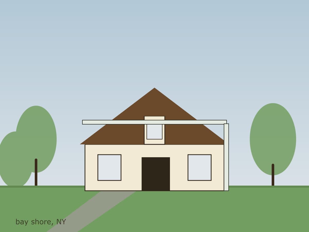 Gutter work in Bay Shore